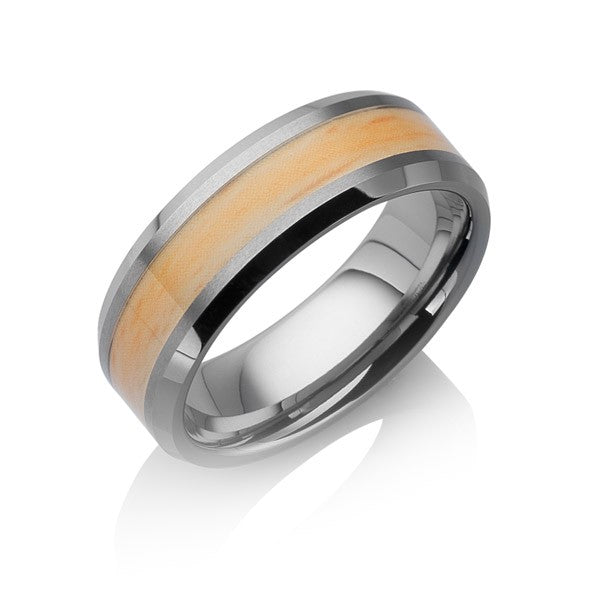 Tungstino Ring "Eichenholz" Wolframcarbid