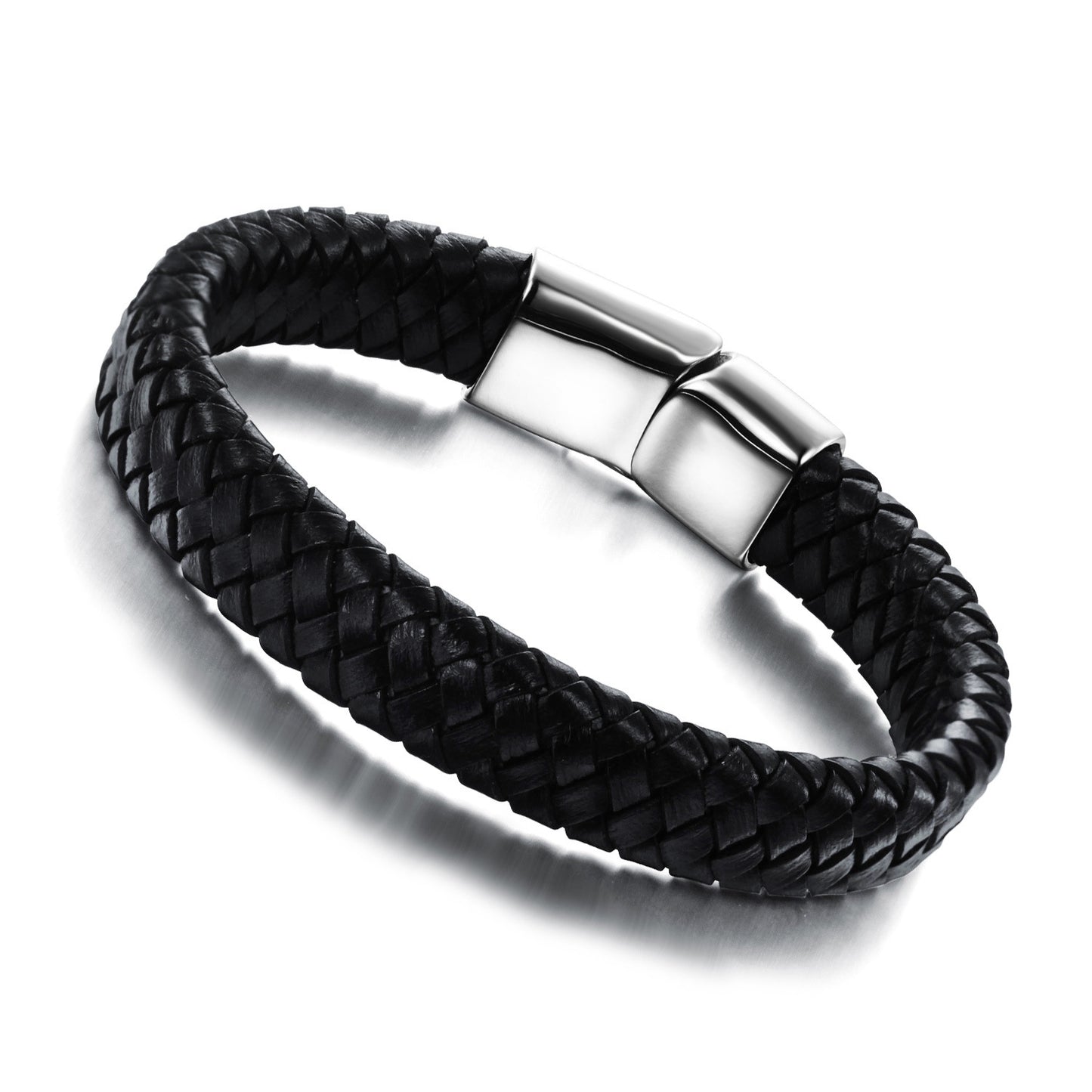 Herren Lederarmband Plain