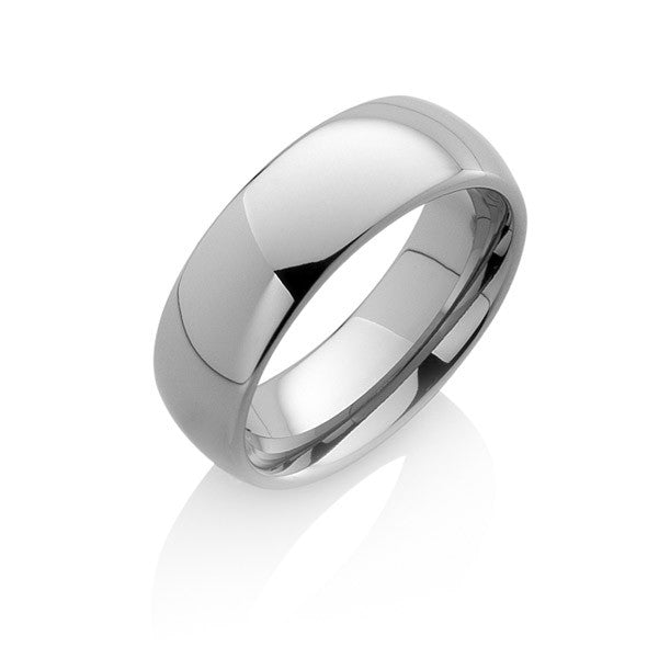 Tungstino Ring "Shiny Dome" Wolframcarbid