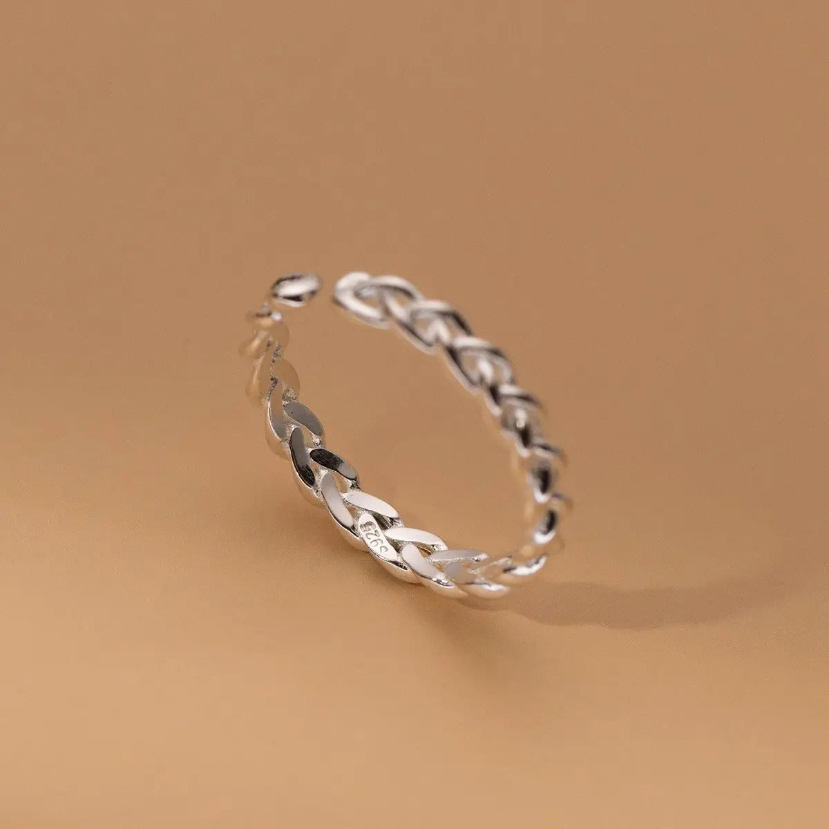 Cross Ring aus 925 Sterling Silber