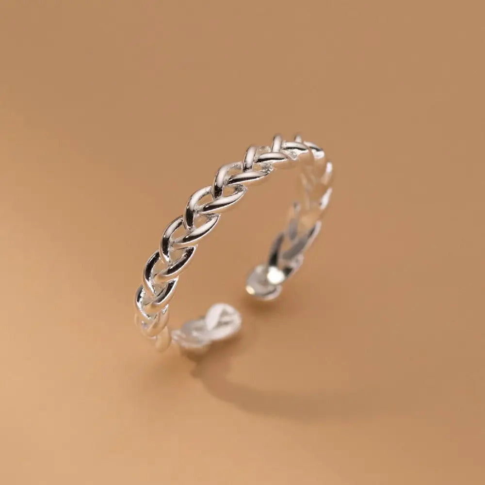 Cross Ring aus 925 Sterling Silber