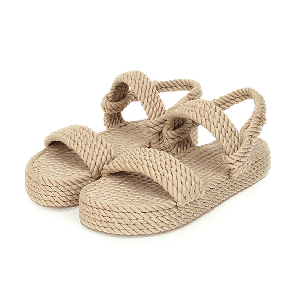 Miomi Rope Sandale in Beige